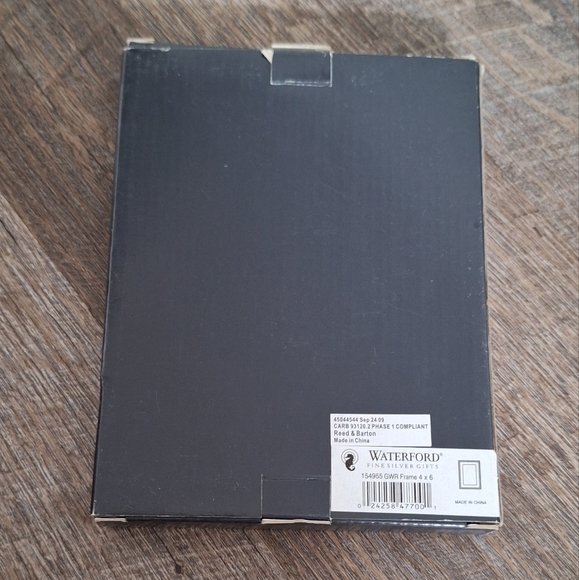Waterford Silver Picture Frame with Elegant Accents - NIB - Picture 4 of 4